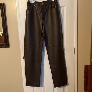Leather Pants -Tall